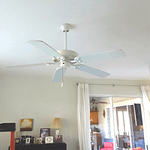 Installed standard height ceiling fan in Bonita Springs