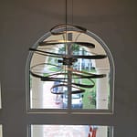 installed new foyer chandelier